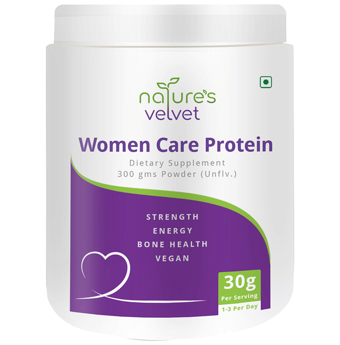 Nature's Velvet Unflavoured Women Care Protein Powder