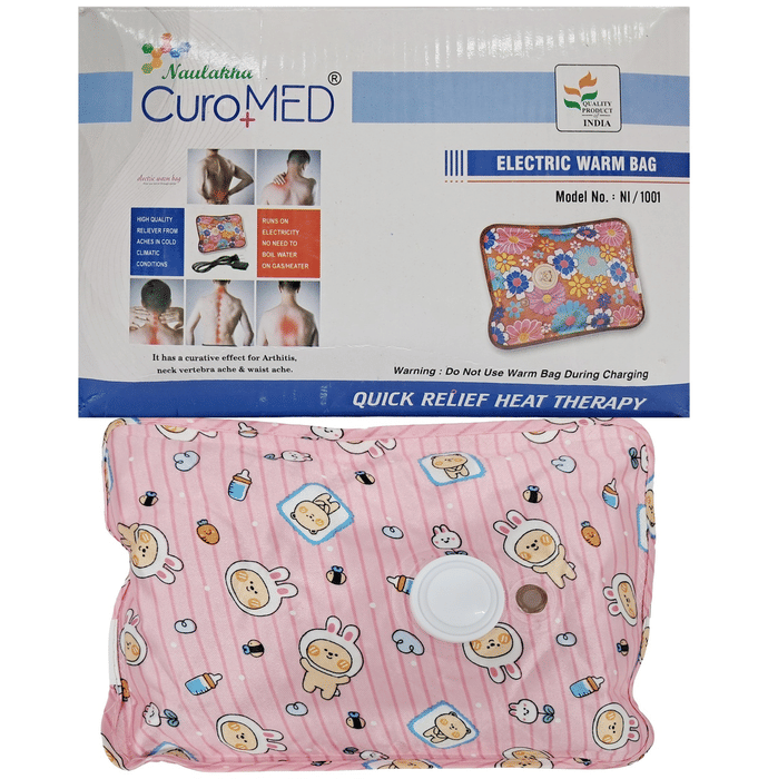Naulakha Electric Chargable Hot Water Bag 1 Ltr Multicolor
