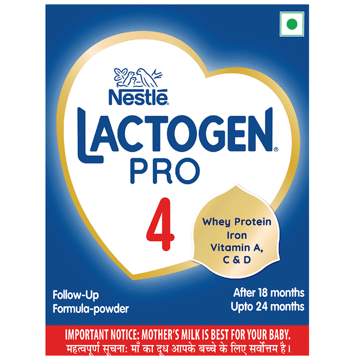 Nestle Lactogen Pro 4, Follow-Up Formula Powder, After 18 Months Up To 24 Months | Powder Refill