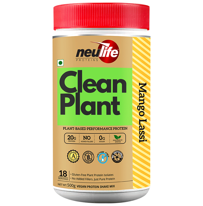 Neulife Clean Plant Protein Powder Mango Lassi