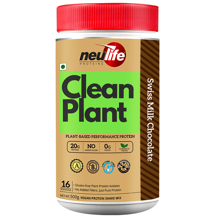 Neulife Clean Plant Protein Powder Swiss Milk Chocolate
