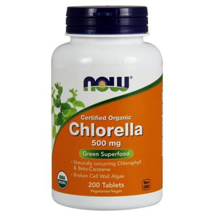 Now Foods Certified Organic Chlorella 500mg Tablet