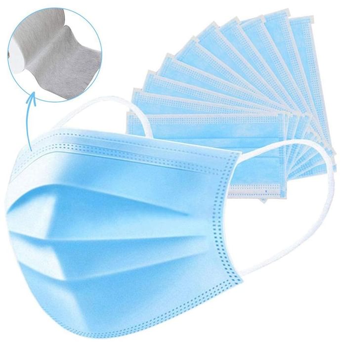 Oriley ORMB25 3 Ply Meltbrown Filter Non-Woven Disposable Face Mask
