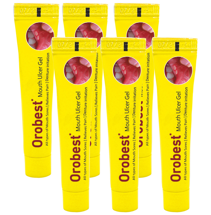 Orobest Mouth Ulcer Gel (10gm Each)