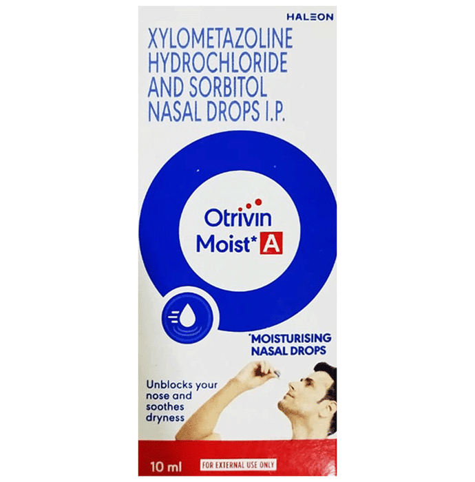 Otrivin Moist A Moisturising Nasal Drops | For Blocked Nose & Dryness