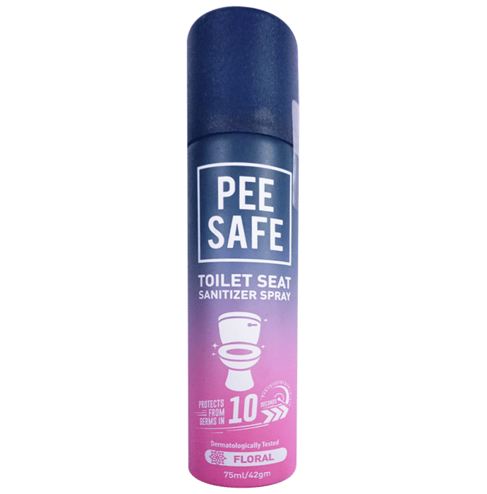 Pee Safe Toilet Seat Sanitizer Spray Floral
