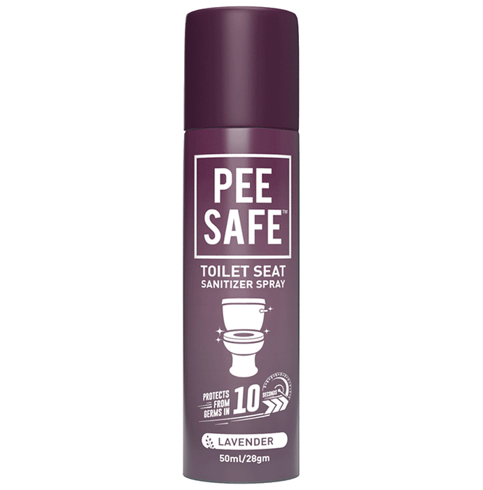 Pee Safe Toilet Seat Sanitizer Spray Lavender