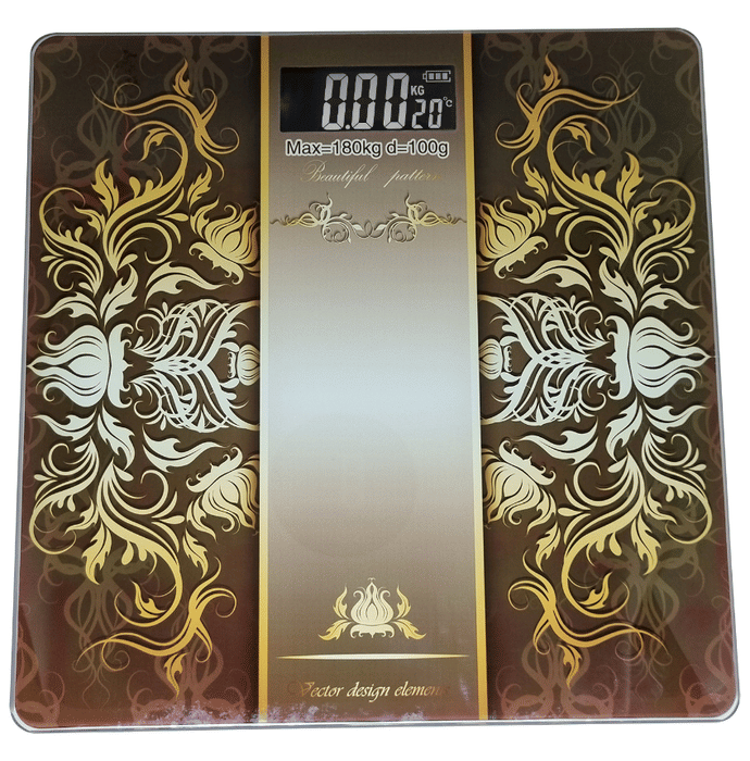 Sahyog Wellness Personal Digital Weighing Scale Black & Golden