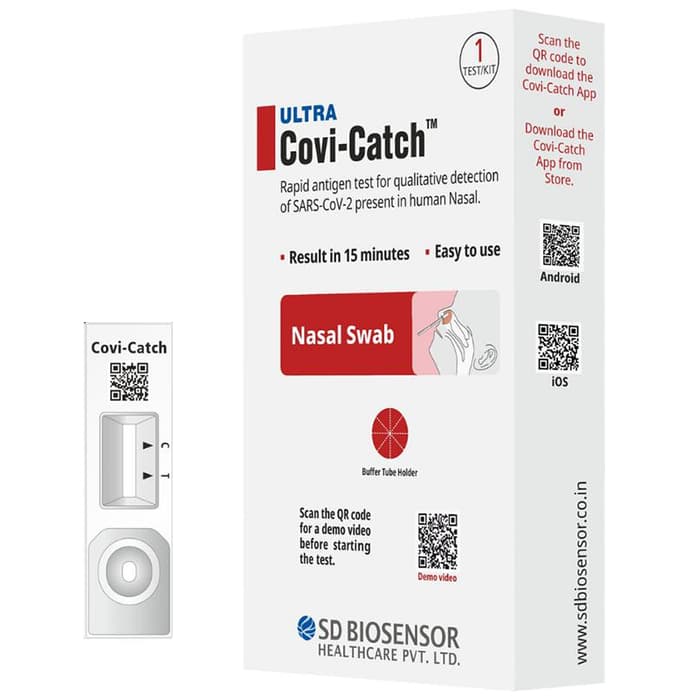 SD Biosensor Ultra Covi-Catch Self Test Kit