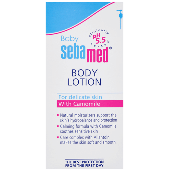 Sebamed Baby Body Lotion with Chamomile for Delicate Skin