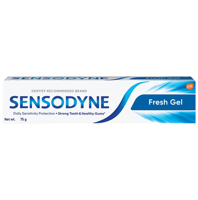 Sensodyne Fresh Gel Sensitive for Healthy Gums & Strong Teeth | Daily Protection Toothpaste