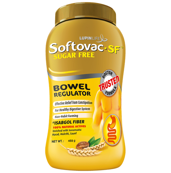 Softovac -SF Bowel Regulator Powder | For Constipation, Digestion & Liver Care | Stomach Care | Sugar-free