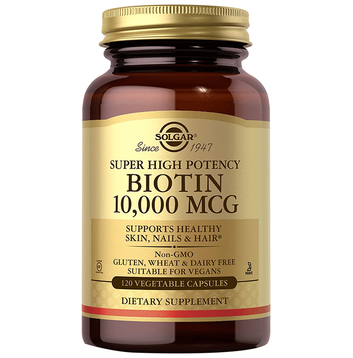 Solgar Biotin 10000mcg Vegetable Capsules
