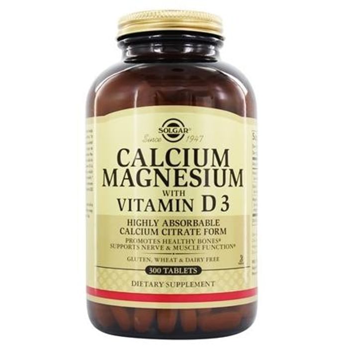Solgar Calcium Magnesium with Vitamin D3 Tablet
