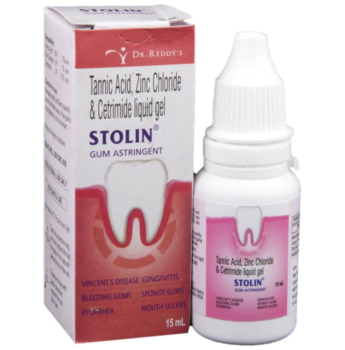 Stolin Gum Astringent for Bleeding Gums & Mouth Ulcers