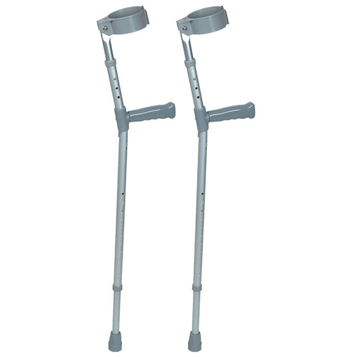 Sunbeam Double Adjustable Elbow Crutch with Standard Handle