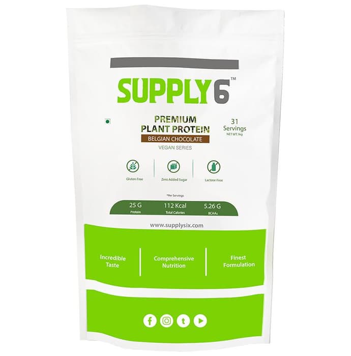 Supply6 Premium Plant Protein Belgian Chocolate