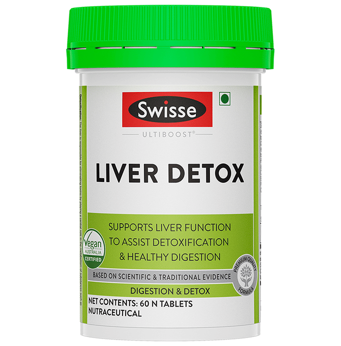 Swisse Ultiboost Liver Detox Tablet | For Healthy Digestion & Liver Care