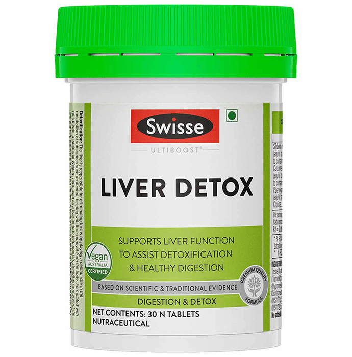 Swisse Ultiboost Liver Detox Tablet | For Healthy Digestion & Liver Care