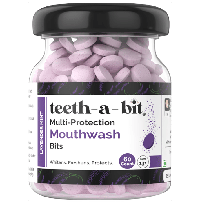 Teeth-A-Bit Multi-Protection Mouthwash Bits (Ages 13+ Yrs) Lavender Mint