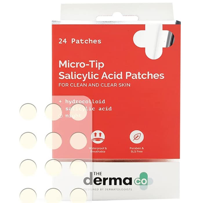 The Derma Co Micro-Tip Salicylic Acid Patch | For Clean & Clear Skin | Paraben & SLS-Free