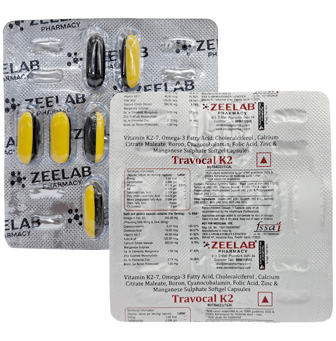 Travocal-K2 Softgel Capsule