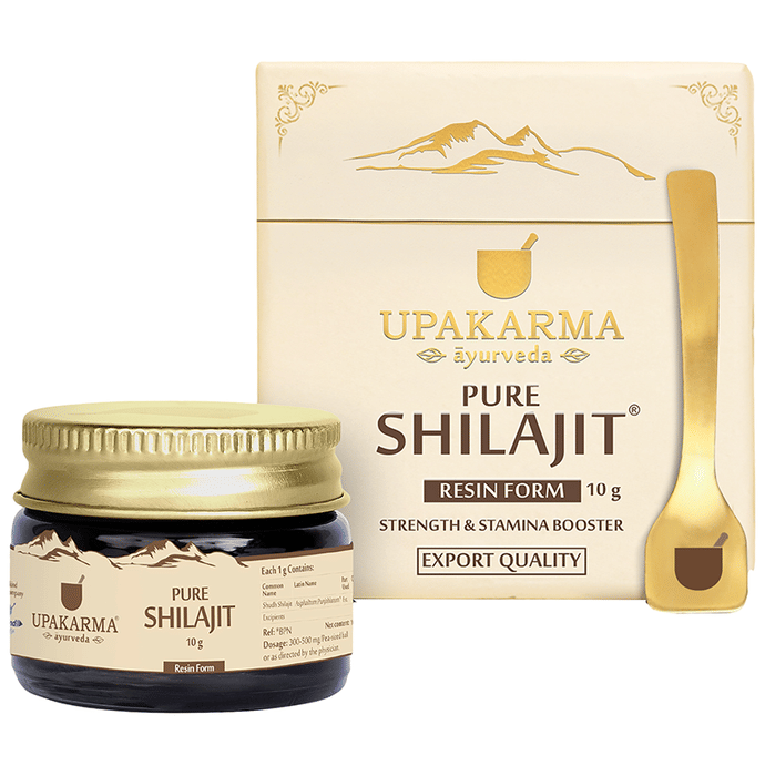 Upakarma Ayurveda Pure Shilajit Resin Form | For Strength & Stamina