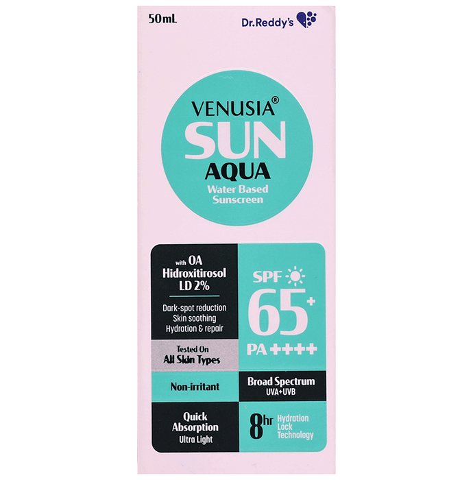 Venusia Sun Aqua Water Based Sunscreen SPF 65+ PA++++