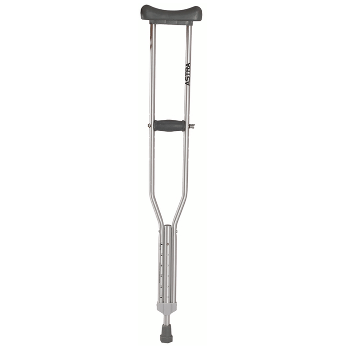 Vissco Under Arm Crutches With Adjustable Elbow Support & Height Adjustable Large