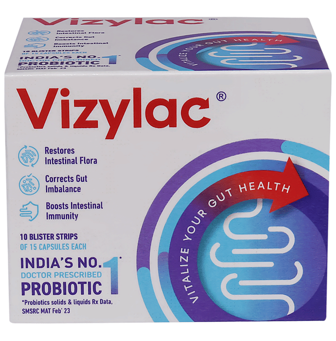 Vizylac Capsule | For Stomach Care | Restores Intestinal Flora & Intestinal Immunity