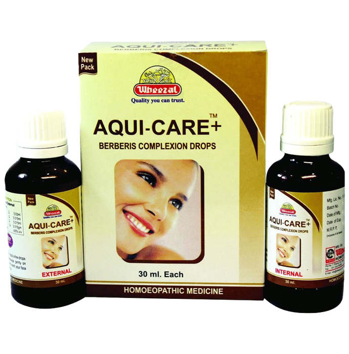 Wheezal Aqui-Care Berberis Complexion Drop (30ml Each)