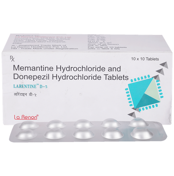 Larentine D 5mg/5mg Tablet