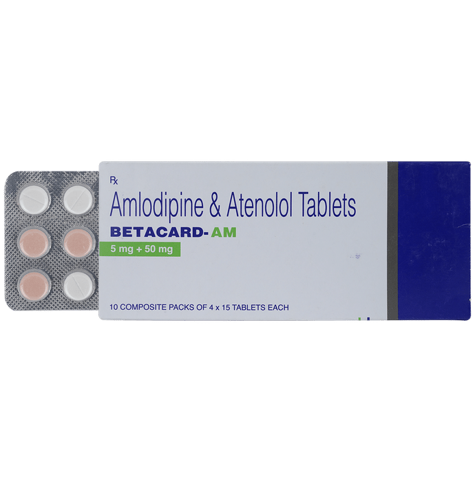 Betacard-AM 5mg/50mg Tablet