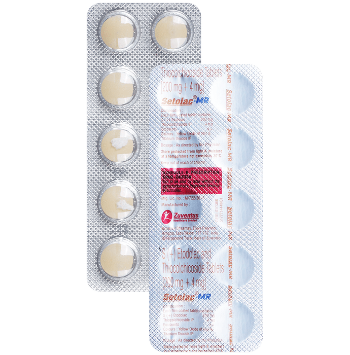Setolac MR 200mg/4mg Tablet