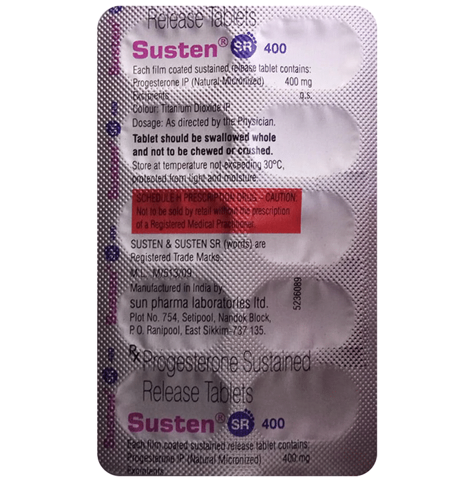 Susten SR 400 Tablet