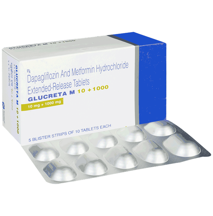 Glucreta M 10/1000 Tablet ER