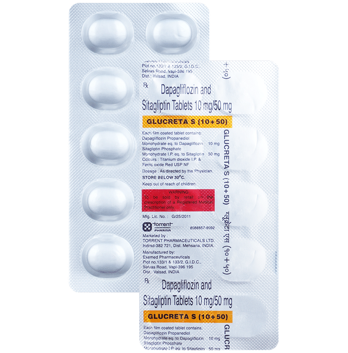 Glucreta S 10mg/50mg Tablet