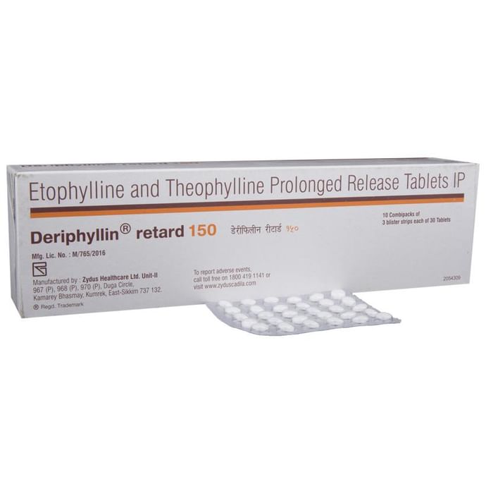 Deriphyllin Retard 150 Tablet PR