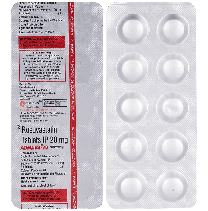 Advastat 20 Tablet