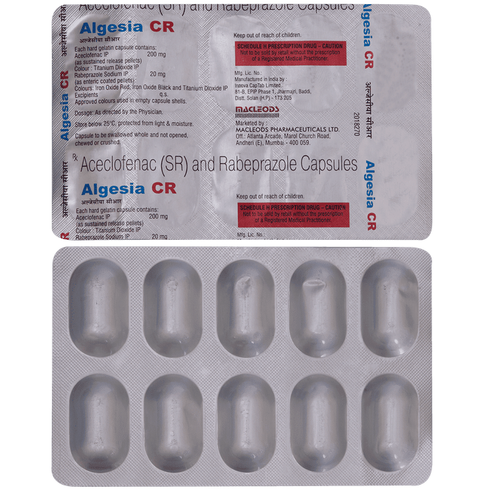 Algesia CR 200mg/20mg Capsule