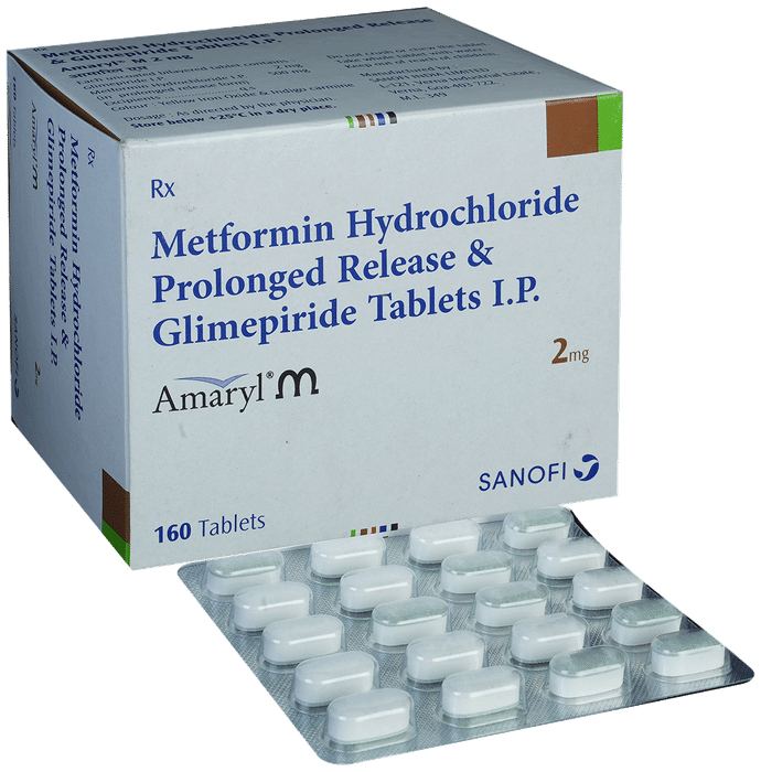 Amaryl M 2mg Tablet PR