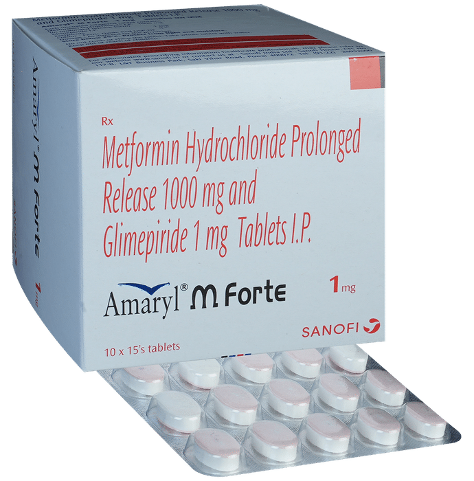 Amaryl M Forte 1mg Tablet PR