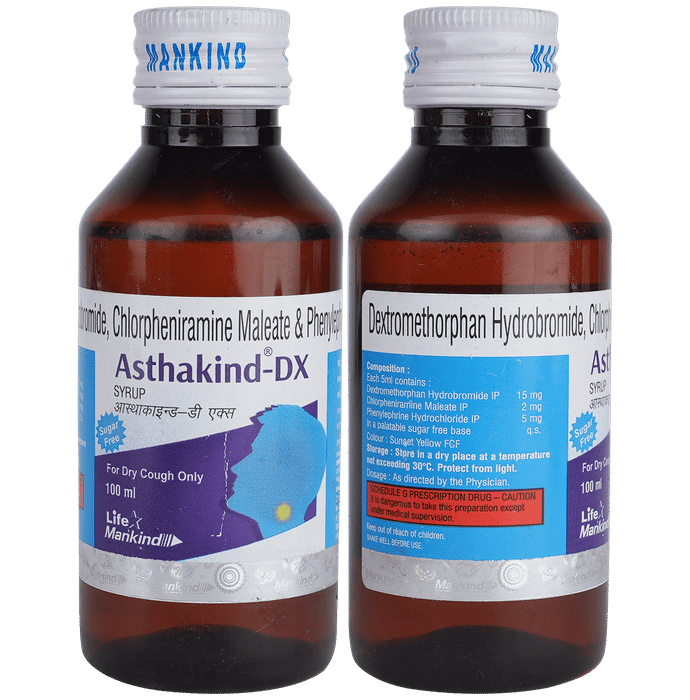 Asthakind-DX Syrup Sugar Free
