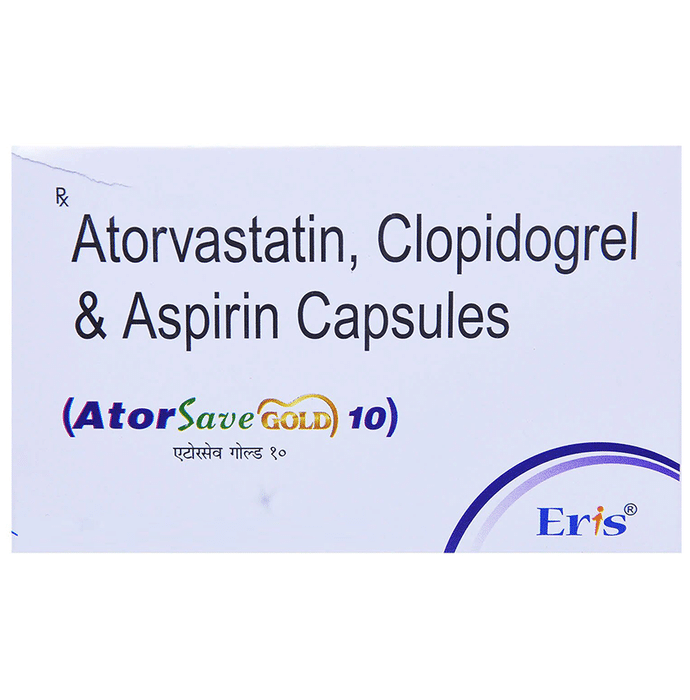 Atorsave Gold 75mg/10mg/75mg Capsule