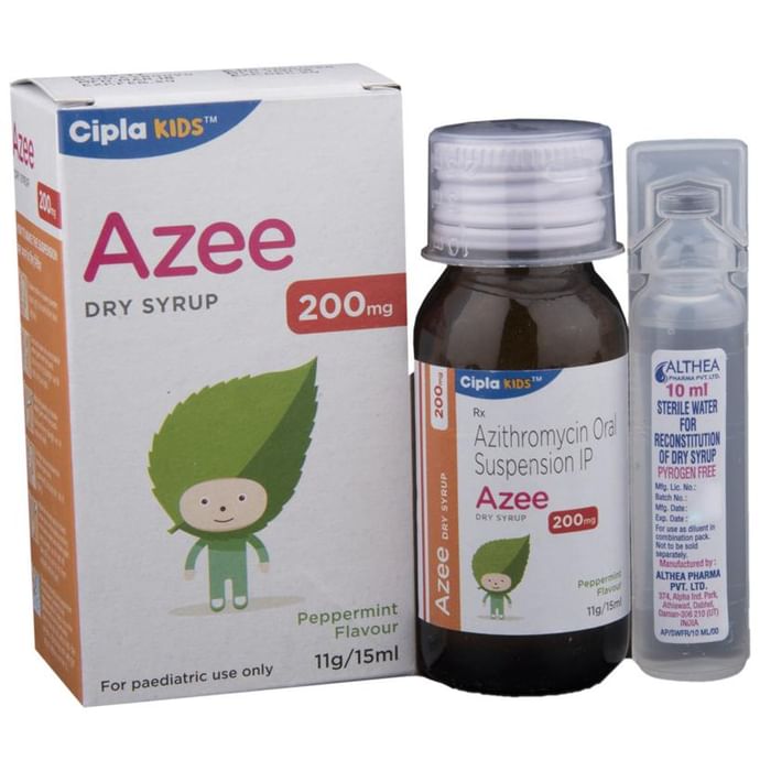 Azee 200mg Dry Syrup Peppermint