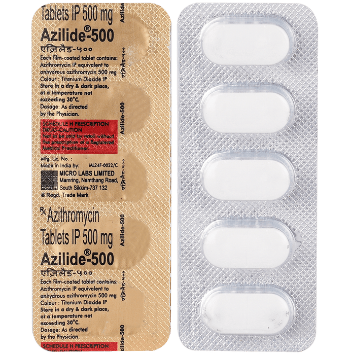 Azilide 500 Tablet