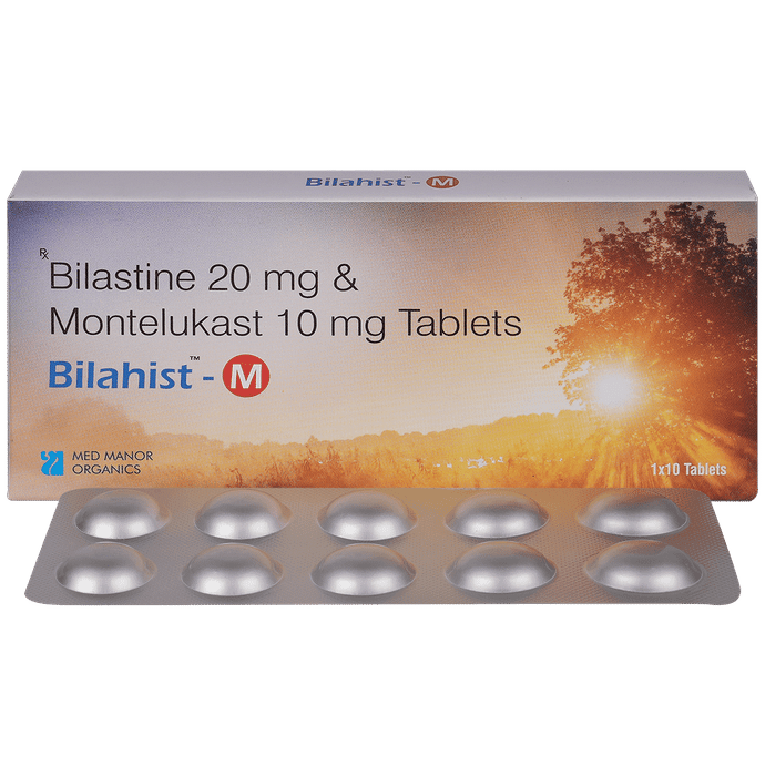 Bilahist M 20mg/10mg Tablet