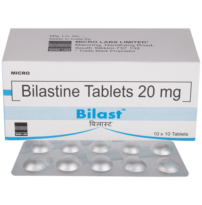 Bilast 20mg Tablet
