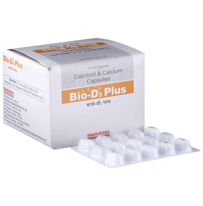 Bio-D3 Plus Calcium & Calcitriol Soft Gelatin Capsule