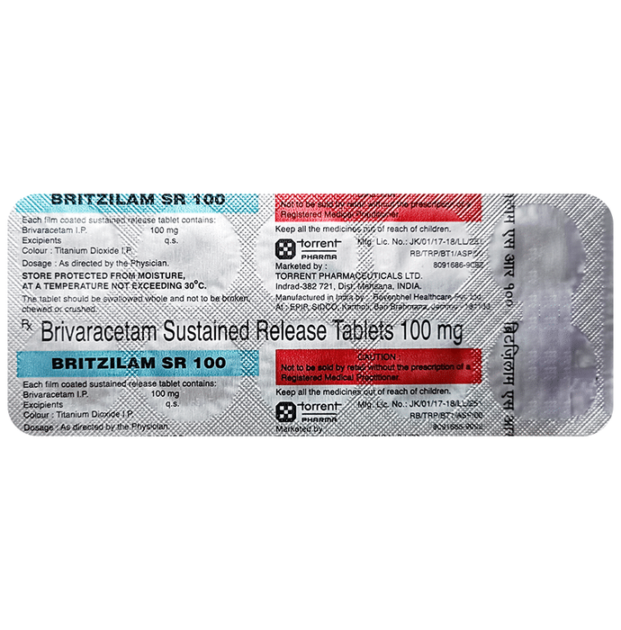 Britzilam 100 Tablet SR